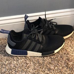 Adidas NMD R1 (Black/Dark Blue) Mens 10.5